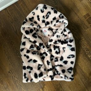 Appaman Cleo Faux Fur Jacket, Pink, size 8